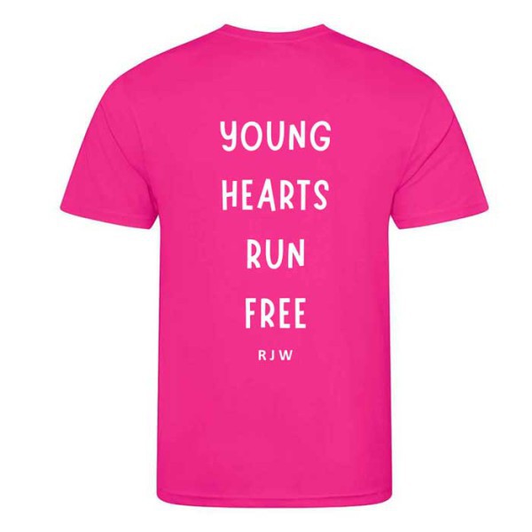 RJW Miles for Smiles pink Young Hearts T-shirt